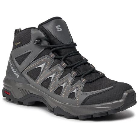 Salomon Γυναικεία Ορειβατικά Παπούτσια X Braze Mid GTX W Black/Magnet/Hazelnut