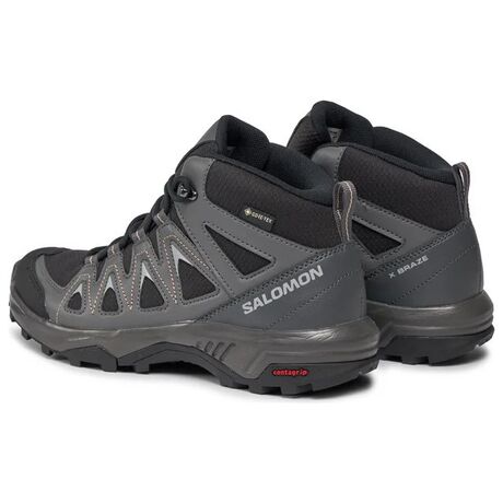Salomon Γυναικεία Ορειβατικά Παπούτσια X Braze Mid GTX W Black/Magnet/Hazelnut