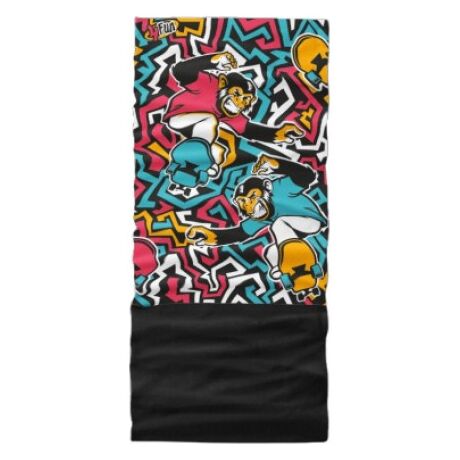 4Fun Μαντήλι Λαιμού με Fleece Polartec Zigzag