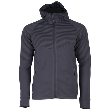 Jacket Rib Hoodie 407042M Carbon Ανδρική Ζακέτα Fleece GTS