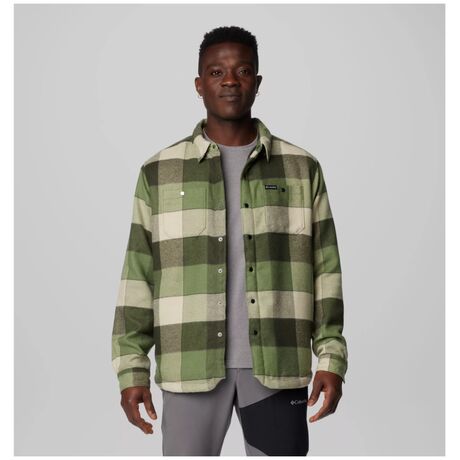 Πουκάμισο Fleece Columbia Ανδρικό Windward™ II Shirt Jacket Canteen Multi Windowpane Check