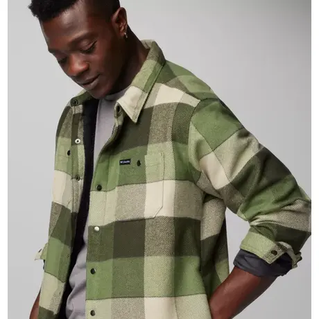 Πουκάμισο Fleece Columbia Ανδρικό Windward™ II Shirt Jacket Canteen Multi Windowpane Check