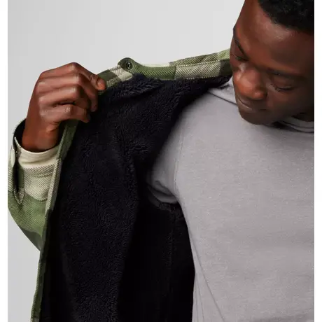 Πουκάμισο Fleece Columbia Ανδρικό Windward™ II Shirt Jacket Canteen Multi Windowpane Check