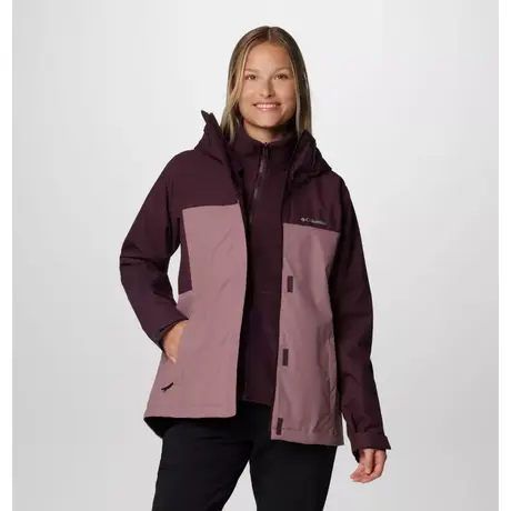 Αδιάβροχο Μπουφάν 3-1 Columbia Γυναικείο Hikebound™ II Interchange Jacket Moonvista/Fig