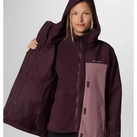 Αδιάβροχο Μπουφάν 3-1 Columbia Γυναικείο Hikebound™ II Interchange Jacket Moonvista/Fig
