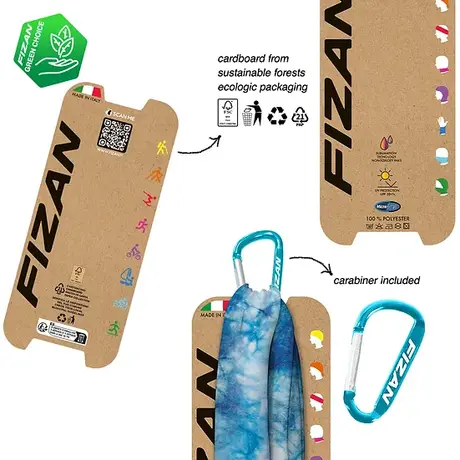 Μαντήλι Λαιμού Fizan Tie-Dye Light Blue