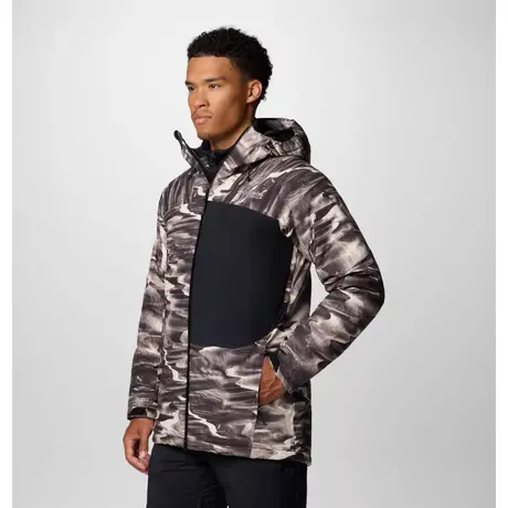 Μπουφάν Σκι Columbia Ανδρικό Winter District™ III Printed Jacket Dark Stone Windblown Print