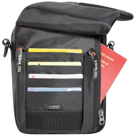 Τσαντάκι Ώμου Tatonka Unisex Check In RFID Block Black