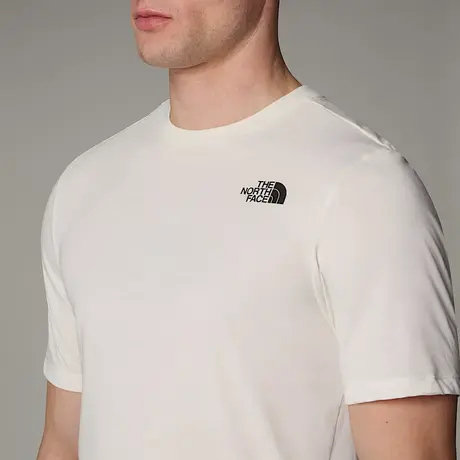 Κοντομάνικο The North Face Ανδρικό Foundation Mountains Faces Tee White Dune