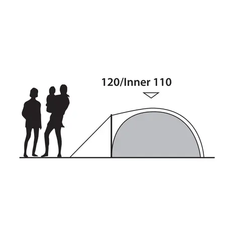 Σκηνή 2 Ατόμων Outwell Tent Cloud 2 Green
