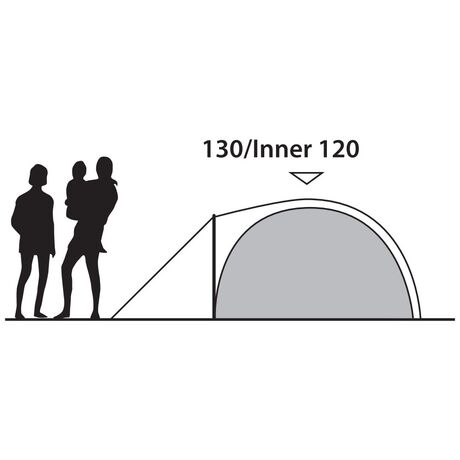 Σκηνή 3 Ατόμων Outwell Tent Cloud 3 Green