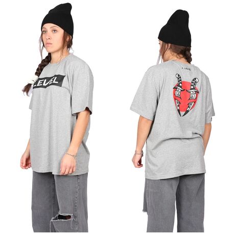 Κοντομάνικο Level Unisex Daggers T-Shirt Grey