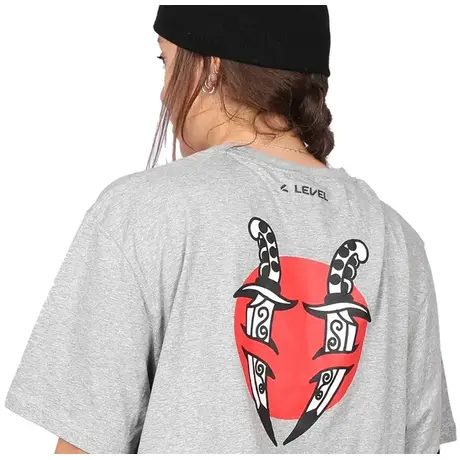 Κοντομάνικο Level Unisex Daggers T-Shirt Grey