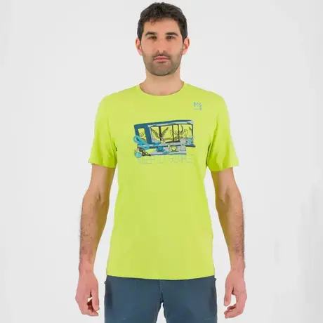 Κοντομάνικο Μπλουζάκι Karpos Ανδρικό Anemone T-Shirt Kiwi Colada