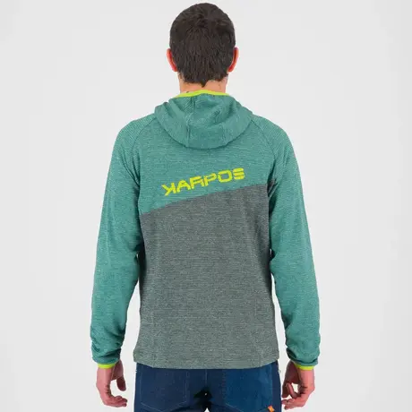 Ζακέτα Fleece Karpos Ανδρική Camoscio FZ Forest/North Atlantic