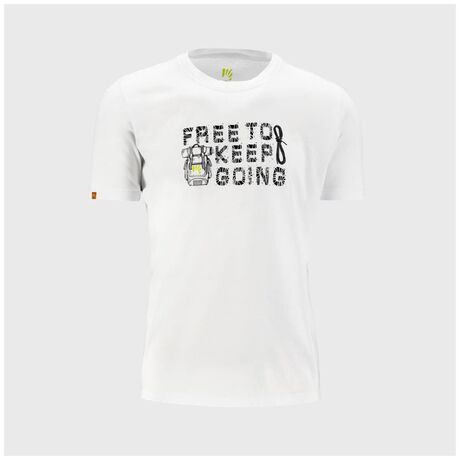 Κοντομάνικο Μπλουζάκι Karpos Ανδρικό Crocus T-Shirt White