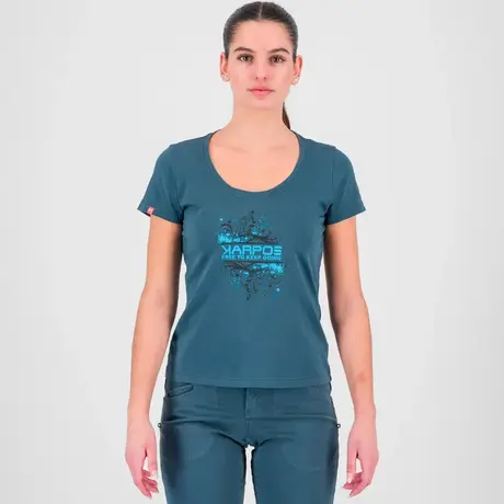 Κοντομάνικο Μπλουζάκι Karpos Γυναικείο Crocus T-Shirt Midnight