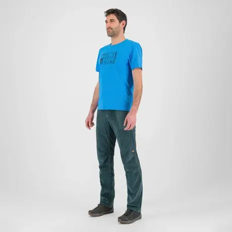 Κοντομάνικο Μπλουζάκι Karpos Ανδρικό Crocus T-Shirt Diva Blue/Midnight