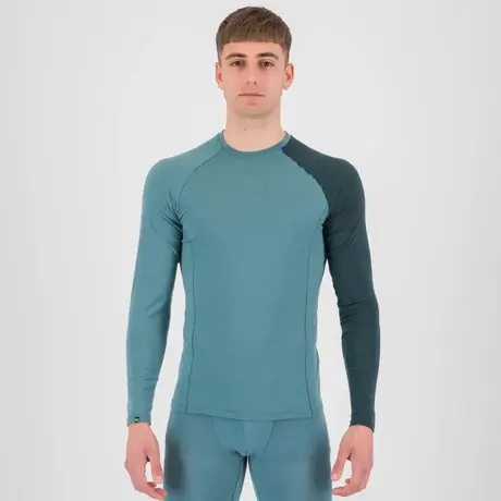 Ισοθερμική Μπλούζα Merino Karpos Ανδρική Dinamico Merino 130 LS North Atlantic/Forest