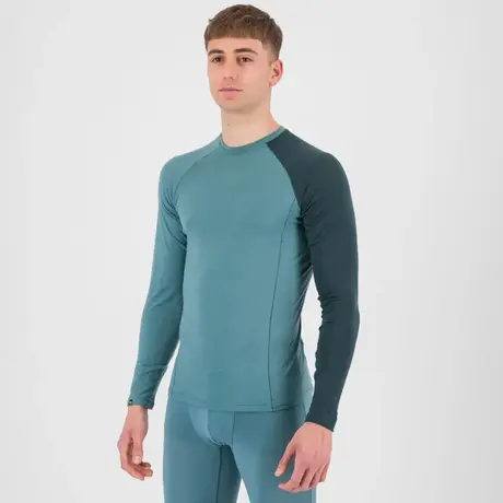 Ισοθερμική Μπλούζα Merino Karpos Ανδρική Dinamico Merino 130 LS North Atlantic/Forest