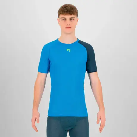 Κοντομάνικο Μπλουζάκι Karpos Ανδρικό Dinamico Octa T-Shirt Diva Blue/Midnight