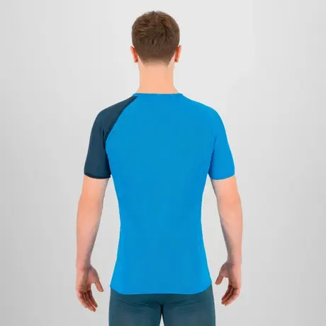 Κοντομάνικο Μπλουζάκι Karpos Ανδρικό Dinamico Octa T-Shirt Diva Blue/Midnight