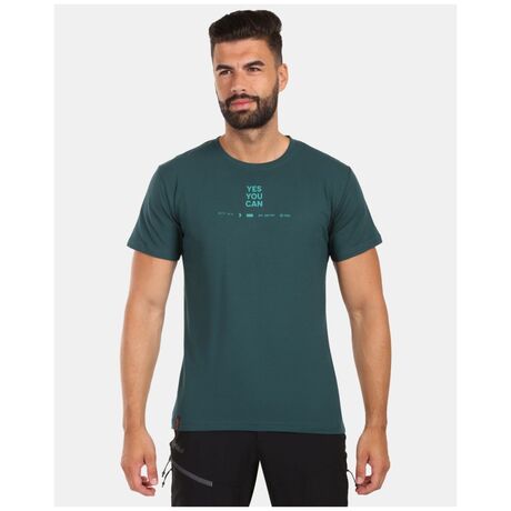 Κοντομάνικη Μπλούζα Kilpi Ανδρική Discover-M T-Shirt Dark Green
