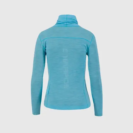 Ισοθερμική Μπλούζα Merino Karpos Γυναικεία Easyfrizz Merino LS Blue Atoll