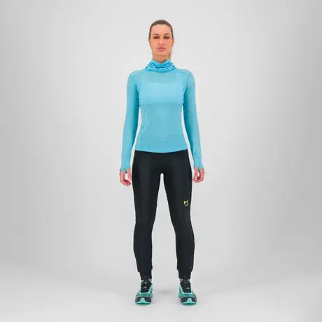 Ισοθερμική Μπλούζα Merino Karpos Γυναικεία Easyfrizz Merino LS Blue Atoll