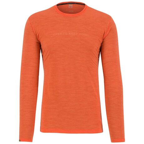 Ισοθερμική Μπλούζα Merino Karpos Αντρική Easyfrizz Merino LS Spicy Orange