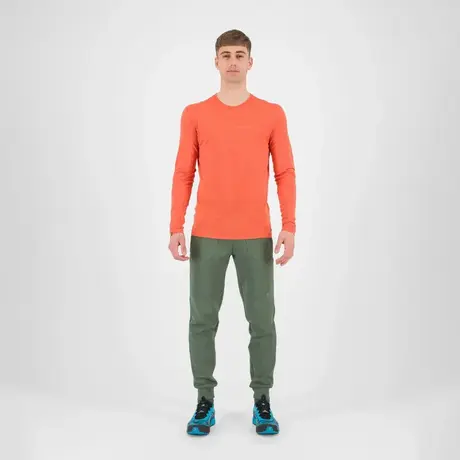 Ισοθερμική Μπλούζα Merino Karpos Αντρική Easyfrizz Merino LS Spicy Orange