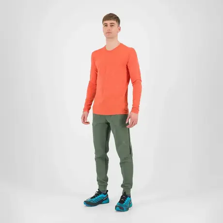 Ισοθερμική Μπλούζα Merino Karpos Αντρική Easyfrizz Merino LS Spicy Orange