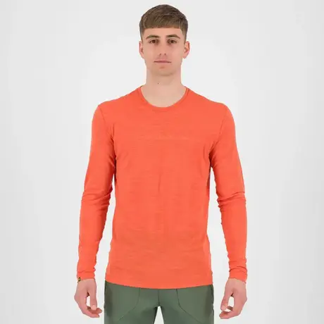 Ισοθερμική Μπλούζα Merino Karpos Αντρική Easyfrizz Merino LS Spicy Orange