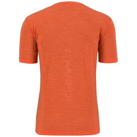 Κοντομάνικη Μπλούζα Merino Karpos Αντρική Easyfrizz Spicy Orange