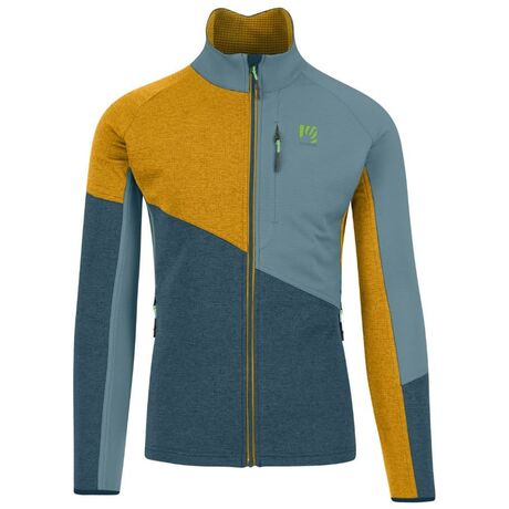 Ζακέτα Fleece Karpos Ανδρική Federa Stargazer/Golden/Smoke