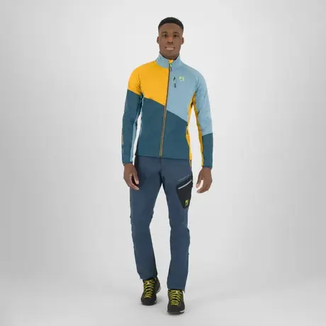 Ζακέτα Fleece Karpos Ανδρική Federa Stargazer/Golden/Smoke