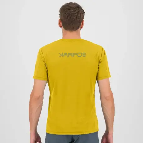 Κοντομάνικο Karpos Ανδρικό Loma Print T-Shirt Lemon Curry