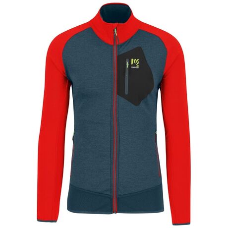 Ζακέτα Fleece Karpos Ανδρική Odle Stargazer/Fiery Red