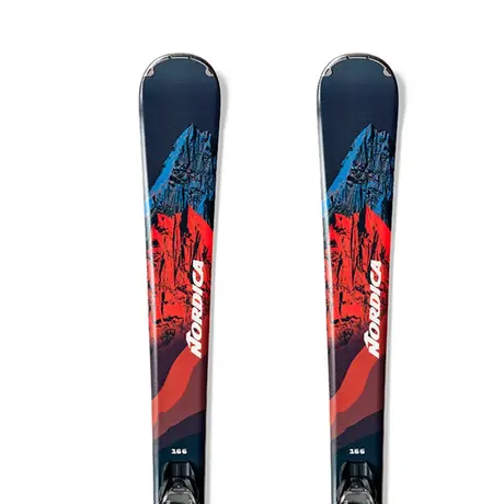 Πέδιλα Σκι Με Δέστρα Nordica Unisex Alldrive 84 FDT Grey/Blue/Red + Tp2 Compact 10 FDT Black/Anthracite