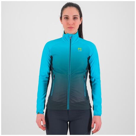 Ζακέτα Fleece Karpos Γυναικεία Croderes Vulcan/Blue Atoll