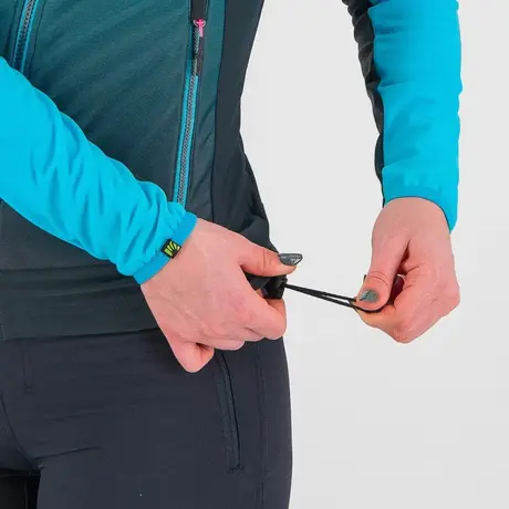 Ζακέτα Fleece Karpos Γυναικεία Croderes Vulcan/Blue Atoll