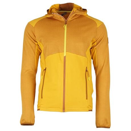 Ζακέτα Fleece GTS Ανδρική Waffle Bicolor Curry