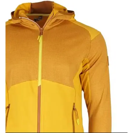 Ζακέτα Fleece GTS Ανδρική Waffle Bicolor Curry