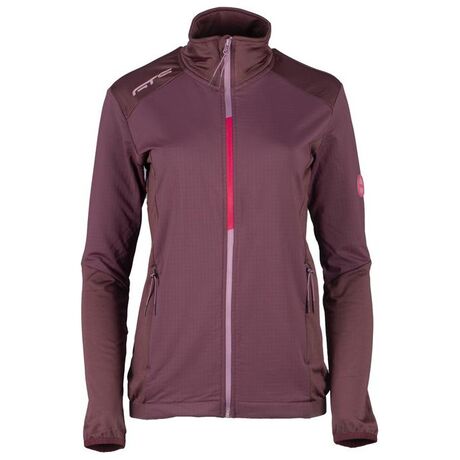 Ζακέτα Fleece GTS Γυναικεία Waffle Brushed Plum