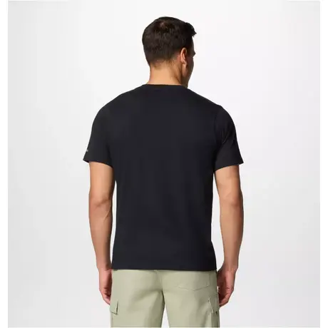Κοντομάνικο Columbia Ανδρικό CSC™ Seasonal Logo Tee Stone Black/Branded Peaks