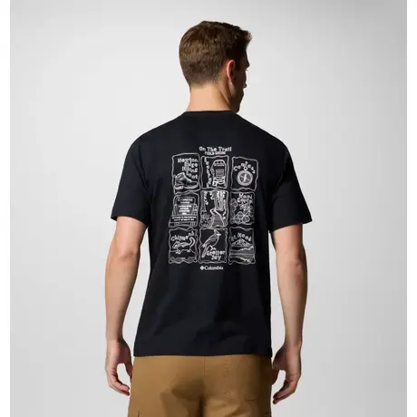 Κοντομάνικο Columbia Ανδρικό Kettle River™ Back Graphic Tee Black/Trailguide Icons