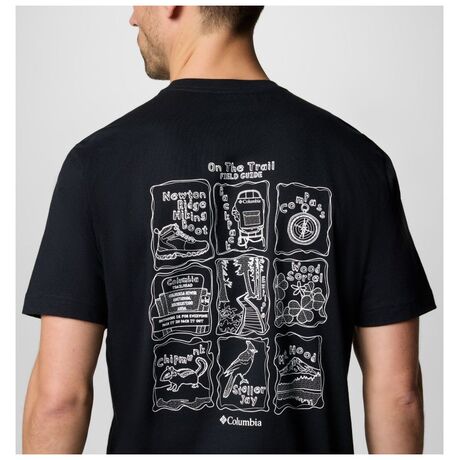 Κοντομάνικο Columbia Ανδρικό Kettle River™ Back Graphic Tee Black/Trailguide Icons