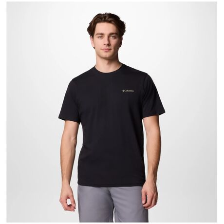 Κοντομάνικο Columbia Ανδρικό North Cascades™ SS Tee Black/Pasteled Frame