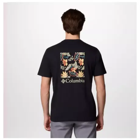 Κοντομάνικο Columbia Ανδρικό North Cascades™ SS Tee Black/Pasteled Frame
