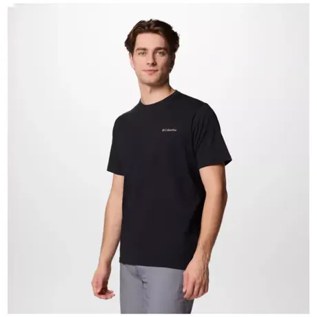 Κοντομάνικο Columbia Ανδρικό North Cascades™ SS Tee Black/Pasteled Frame